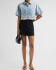 SIMKHAI Women's Albaine Embroidered Denim Shirt - 2