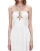 SIMKHAI Women's Annita Cut-Out Pleated Midi-Dress - 1