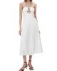 SIMKHAI Women's Annita Cut-Out Pleated Midi-Dress - 2
