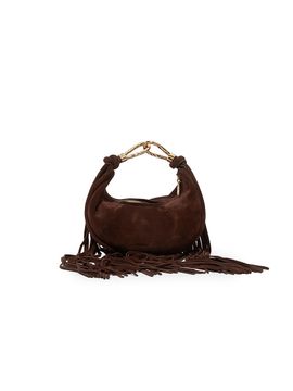 SIMKHAI Women's Avery Fringed Suede Crossbody Bag