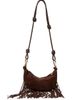 SIMKHAI Women's Avery Fringed Suede Crossbody Bag - 2