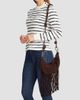 SIMKHAI Women's Avery Fringed Suede Crossbody Bag - 8