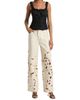 SIMKHAI Women's Betty Floral Cut Out Straight-Leg Jeans - 2
