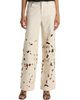 SIMKHAI Women's Betty Floral Cut Out Straight-Leg Jeans - 3