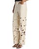SIMKHAI Women's Betty Floral Cut Out Straight-Leg Jeans - 4