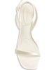 SIMKHAI Women's Bridget Satin Oyster Shell Wedge Sandals - 3