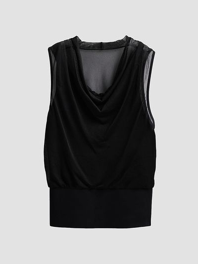 SIMKHAI Women's Cara Cowlneck Tank