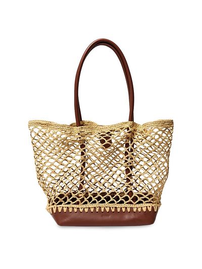 SIMKHAI Women's Caspian Raffia Tote Bag