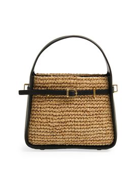 SIMKHAI Women's Cleo Raffia Mini Bucket Bag