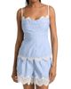 SIMKHAI Women's Contrast Lace-Trim Poplin Bustier Top - 3