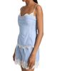 SIMKHAI Women's Contrast Lace-Trim Poplin Bustier Top - 4