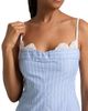 SIMKHAI Women's Contrast Lace-Trim Poplin Bustier Top - 6