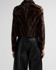 SIMKHAI Women's Daria Zebra Print Leather Jacket - 3