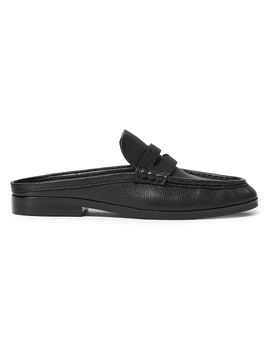 SIMKHAI Women's Dean Pebbled Leather Mules
