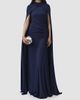 SIMKHAI Women's Draped Stretch Jersey Demi Cape Gown - 1