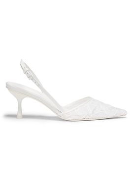 SIMKHAI Women's Dylan Lace Slingback Pumps