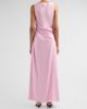 SIMKHAI Women's Elinne Ruched Satin Gown - 3