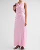 SIMKHAI Women's Elinne Ruched Satin Gown - 4