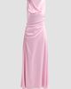 SIMKHAI Women's Elinne Ruched Satin Gown - 6