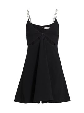 SIMKHAI Women's Ellis Cut-Out Minidress