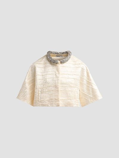 SIMKHAI Women's Elvessa Cropped Jacket