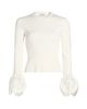 SIMKHAI Women's Elyse Crochet-Trim Sweater - 1