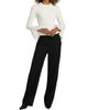 SIMKHAI Women's Elyse Crochet-Trim Sweater - 2