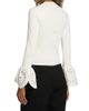 SIMKHAI Women's Elyse Crochet-Trim Sweater - 5