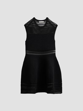 SIMKHAI Women's Esri Mesh Knit Mini Dress