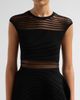 SIMKHAI Women's Esri Mesh Knit Mini Dress - 5