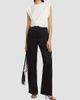 SIMKHAI Women's Estelle Wrap Crop T-Shirt - 2