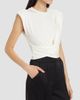 SIMKHAI Women's Estelle Wrap Crop T-Shirt - 4