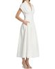 SIMKHAI Women's Farlow Cotton-Blend Midi-Dress - 4