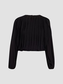 SIMKHAI Women's Frida Pleated Silk Top