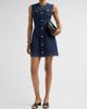 SIMKHAI Women's Hanley Denim A-Line Mini Dress - 2