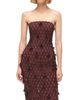 SIMKHAI Women's Iridessa Beaded Fishnet Gown - 5