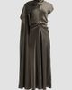 SIMKHAI Women's Jacka Mock Turtleneck Cape Midi Dress - 6