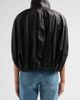 SIMKHAI Women's Jada Leather Cape Jacket - 3