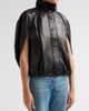 SIMKHAI Women's Jada Leather Cape Jacket - 4