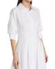 SIMKHAI Women's Jazz Core Cotton Poplin Pintuck Midi-Dress - 6