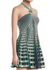 SIMKHAI Women's Jenna Striped Knit Halterneck Minidress - 4