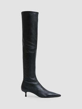 SIMKHAI Women's Joni 45MM Leather Over-the-Knee Boots