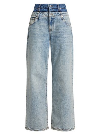 SIMKHAI Women's Kove Double-Waistband Jeans