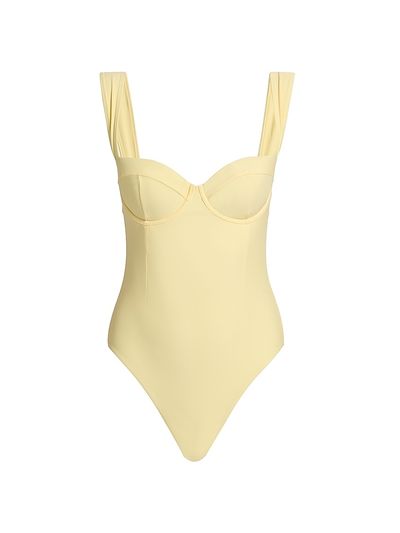 SIMKHAI Women's Kyle Bustier One-Piece Swimsuit