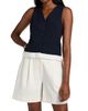 SIMKHAI Women's Laiken Pleated-Trim Vest - 3