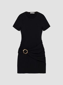 SIMKHAI Women's Leni Draped Mini Dress