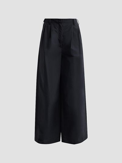 SIMKHAI Women's Leroy Pleated Wide-Leg Pants