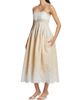 SIMKHAI Women's Lilianna Poplin Lace Combo Midi-Dress - 2