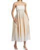 SIMKHAI Women's Lilianna Poplin Lace Combo Midi-Dress - 3
