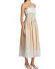 SIMKHAI Women's Lilianna Poplin Lace Combo Midi-Dress - 4